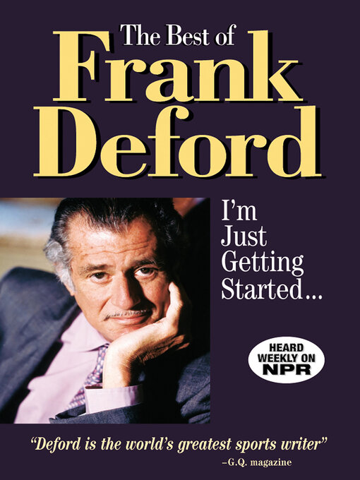 Title details for The Best of Frank Deford by Frank Deford - Wait list